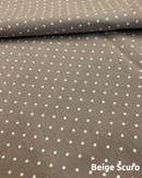 COTONE ARREDAMENTO - 582 POIS PICCOLO BEIGE - DUE VARIANTI