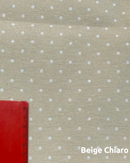 COTONE ARREDAMENTO - 582 POIS PICCOLO BEIGE - DUE VARIANTI