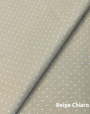 COTONE ARREDAMENTO - 582 POIS PICCOLO BEIGE - DUE VARIANTI