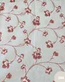 COTONE ARREDAMENTO - 588 FIORE ROSA FONDO BEIGE