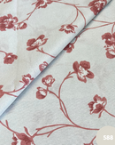 COTONE ARREDAMENTO - 588 FIORE ROSA FONDO BEIGE