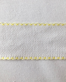 BORDO TELA AIDA 5CM FONDO BIANCO - 5 VARIANTI