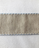 BORDO TELA AIDA 5CM FONDO BEIGE - 3 VARIANTI