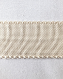 BORDO TELA AIDA 5CM FONDO BEIGE - 3 VARIANTI