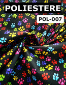 POL-007 ZAMPETTE COLORATE FONDO NERO