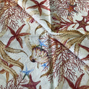 COTONE ARREDAMENTO - CORALLI STELLA MARINA 276 - DUE VARIANTI