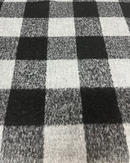 CAPPOTTO A QUADRI NERO E GRIGIO