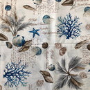 COTONE ARREDAMENTO - 274 FANTASIA MARINA - DUE VARIANTI