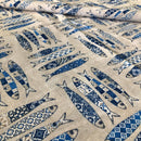 COTONE ARREDAMENTO - FANTASIA PESCI 267 - TRE VARIANTI