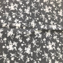 COTONE ARREDAMENTO - 263 FIORI BIANCHI - QUATTRO VARIANTI