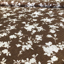 COTONE ARREDAMENTO - 263 FIORI BIANCHI - QUATTRO VARIANTI