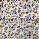 COTONE ARREDAMENTO - 243 FIORI E FARFALLE PICCOLE - DUE VARIANTI