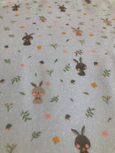 FLANELLA DI COTONE - DOLCE CONIGLIETTO - DUE VARIANTI