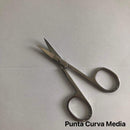 FORBICINE ACCIAIO PUNTA CURVA - TRE MISURE