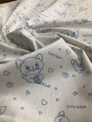 COTONE 100% - 097 GATTINO FUNNY