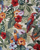 GOBELIN A METRAGGIO - 591 FIORI E PAPPAGALLI COLORATI