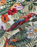 GOBELIN A METRAGGIO - 591 FIORI E PAPPAGALLI COLORATI