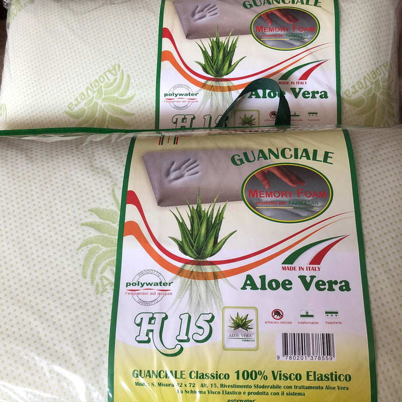 GUANCIALE ALOE VERA MEMORY FOAM