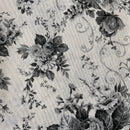 COTONE ARREDAMENTO - 118 FIORE SANDERSON NERO