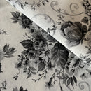 COTONE ARREDAMENTO - 118 FIORE SANDERSON NERO