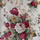 COTONE ARREDAMENTO - 121 FIORE SANDERSON BORDEAUX SCURO