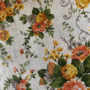 COTONE ARREDAMENTO - 122 FIORE SANDERSON SENAPE