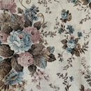 COTONE ARREDAMENTO - 125 FIORE SANDERSON CELESTE/ROSA