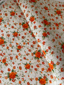 COTONE ARREDAMENTO - 082 ROSELLINE ARANCIO
