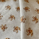 COTONE ARREDAMENTO - 045 FIORELLINI GIALLI FONDO BEIGE