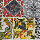 COTONE ARREDAMENTO - 076 MATTONELLE/LIMONI E MAIOLICHE GRIGIO