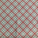 COTONE ARREDAMENTO - SCOZZESE GRIGIO E ROSSO 186