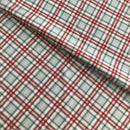 COTONE ARREDAMENTO - SCOZZESE GRIGIO E ROSSO 186