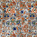 COTONE ARREDAMENTO - 130 FANTASIA ASTRATTA ARANCIONE