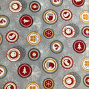 COTONE ARREDAMENTO - 433 FANTASIA NATALIZIA CON ABBINAMENTO