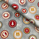 COTONE ARREDAMENTO - 433 FANTASIA NATALIZIA CON ABBINAMENTO