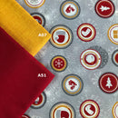 COTONE ARREDAMENTO - 433 FANTASIA NATALIZIA CON ABBINAMENTO