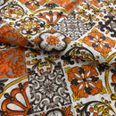 COTONE ARREDAMENTO - 137 MATTONELLE ASTRATTE ARANCIONE