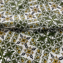 COTONE ARREDAMENTO - 161 FANTASIA ASTRATTA VERDE