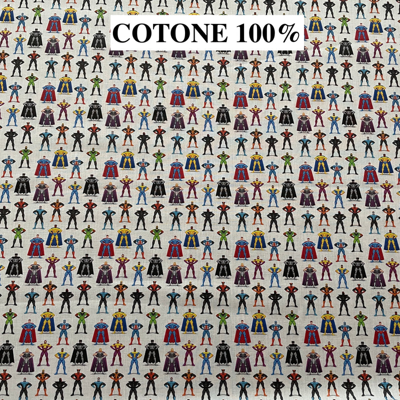 COTONE 100% - 157 SUPEREROI DC