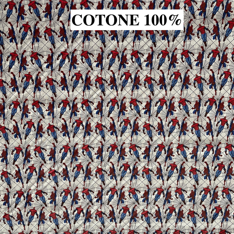 COTONE 100% - 159 SPIDERMAN RAGNATELA