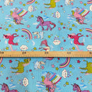 COTONE ARREDAMENTO - 001 UNICORNI COLORATI - DUE VARIANTI