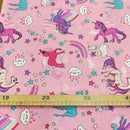 COTONE ARREDAMENTO - 001 UNICORNI COLORATI - DUE VARIANTI