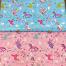 COTONE ARREDAMENTO - 001 UNICORNI COLORATI - DUE VARIANTI