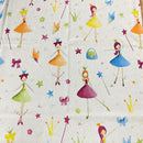 COTONE ARREDAMENTO - 142 BALLERINA/FIOCCO FONDO BIANCO