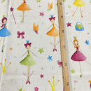 COTONE ARREDAMENTO - 142 BALLERINA/FIOCCO FONDO BIANCO