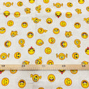 COTONE ARREDAMENTO - SMILE EMOTICON FONDO BEIGE 143