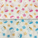 COTONE ARREDAMENTO - STELLE E NUVOLETTE 146 - DUE VARIANTI