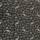 COTONE ARREDAMENTO - 149 NOTE MUSICALI FONDO NERO