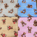 COTONE ARREDAMENTO - 024 FANTASIA ORSETTI/CUORE - QUATTRO VARIANTI