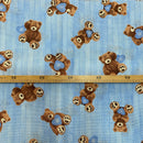 COTONE ARREDAMENTO - 024 FANTASIA ORSETTI/CUORE - QUATTRO VARIANTI